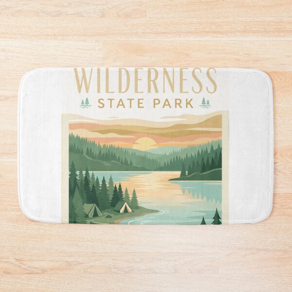 Item preview, Wilderness State Park Camping Hiker Outdoors Nature Traveler designed and sold by Simsimah26Parks.