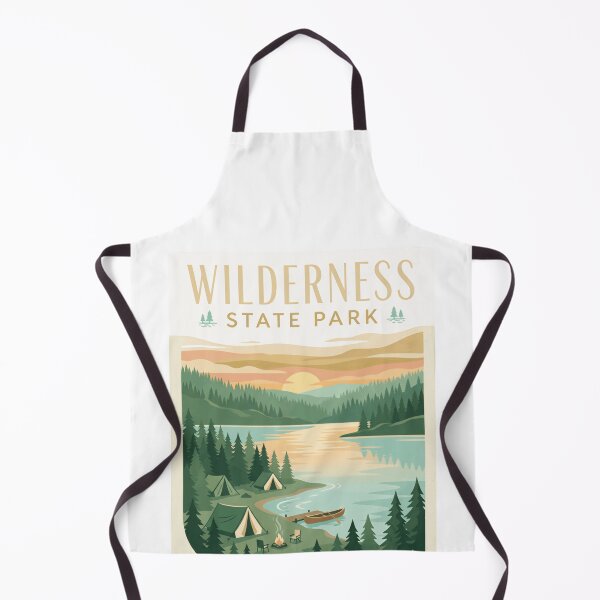 Item preview, Wilderness State Park Camping Hiker Outdoors Nature Traveler designed and sold by Simsimah26Parks.