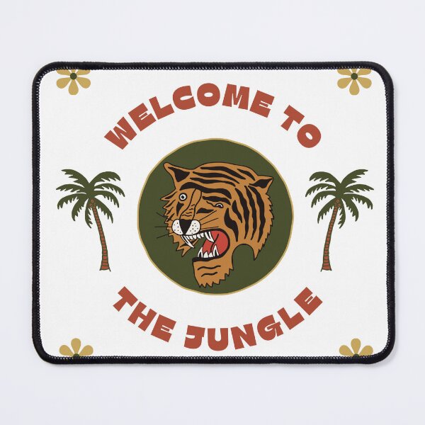 Item preview, Welcome To The Jungle Tiger Vintage Retro Aesthetic designed and sold by The Smartest Arts.