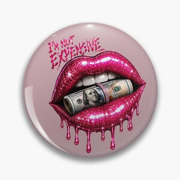 Item preview, I’M NOT EXPENSIVE Money Lips designed and sold by LunaSpellStudio.