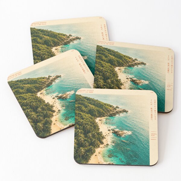 Item preview, ESCAPE – Tropical Editorial Travel Poster | Minimal Beach Wall Art designed and sold by Watchyyy.