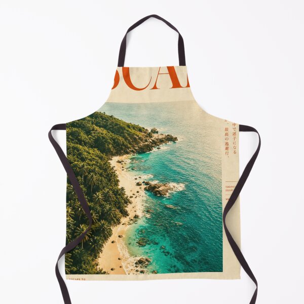 Item preview, ESCAPE – Tropical Editorial Travel Poster | Minimal Beach Wall Art designed and sold by Watchyyy.