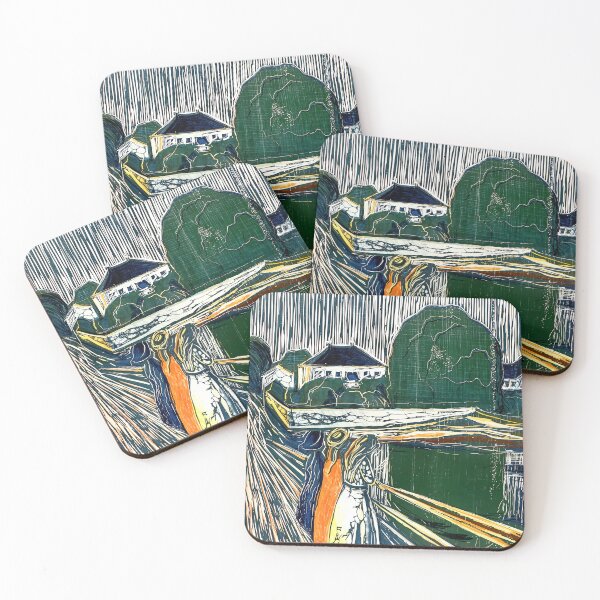 Item preview, Edvard Munch - Girls on a Bridge designed and sold by Jon-Baran.