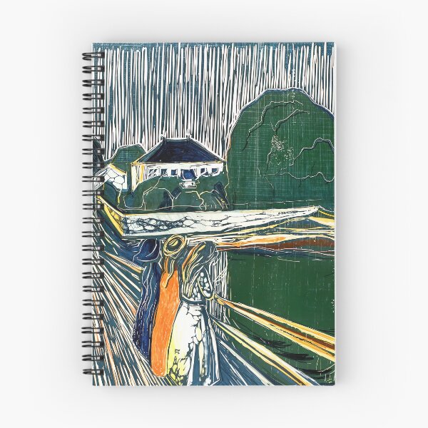 Aperçu de l'œuvre Edvard Munch - Les filles sur un pont créée et vendue par Jon-Baran.