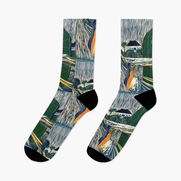 Item preview, Edvard Munch - Girls on a Bridge designed and sold by Jon-Baran.