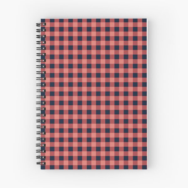 Item preview, Red and Navy Buffalo Plaid | Retro Coral Checkered Grid | Autumn Picnic Aesthetic | Dark Navy and Red Checkers | Vintage Winter Cabin Plaid | Minimalist Red Plaid Pattern designed and sold by VivaFy.