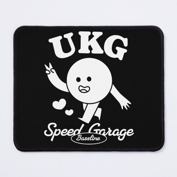 Item preview, UKG - Speed Garage Dude (White)  designed and sold by Discothreadz.