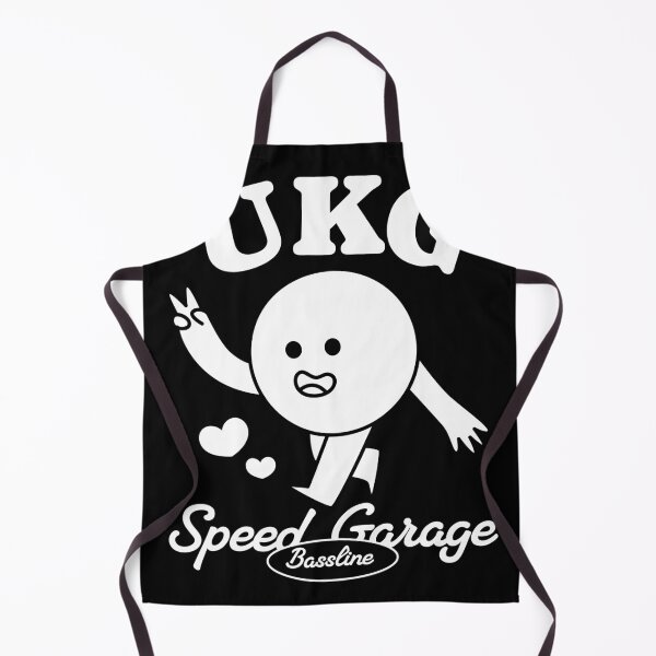 Item preview, UKG - Speed Garage Dude (White) designed and sold by Discothreadz.