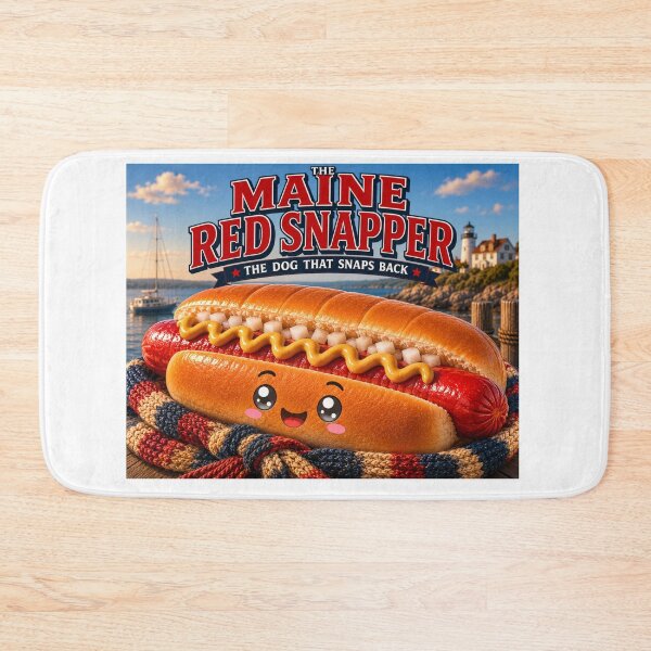 Item preview, Hotdog Heros Maine Red Snapper Dog Solo Horizontal  designed and sold by 1mooreroy.