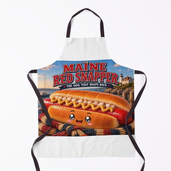 Item preview, Hotdog Heros Maine Red Snapper Dog Solo Horizontal designed and sold by 1mooreroy.