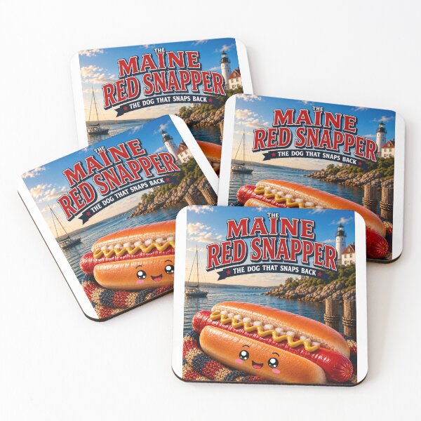 Item preview, Hotdog Heros Maine Red Snapper Dog Solo Vertical  designed and sold by 1mooreroy.