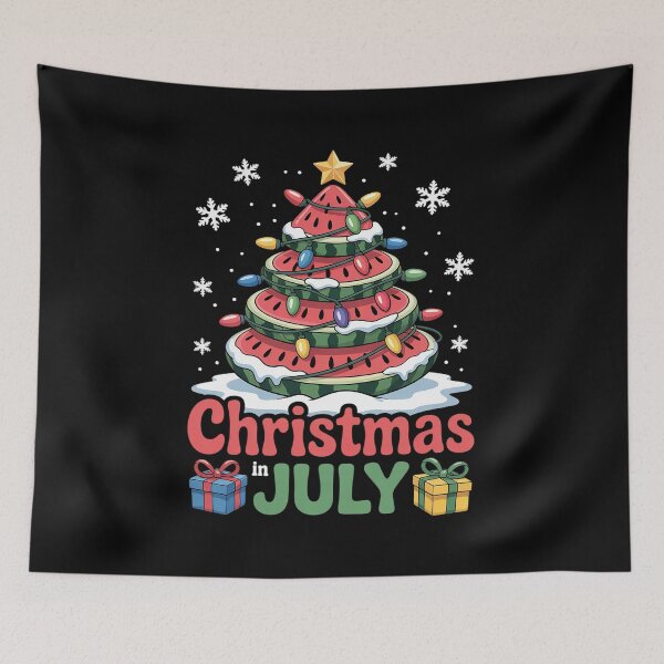 Item preview, Christmas in July Watermelon Xmas Tree Summer Men Women Kids designed and sold by grounabslaninal.