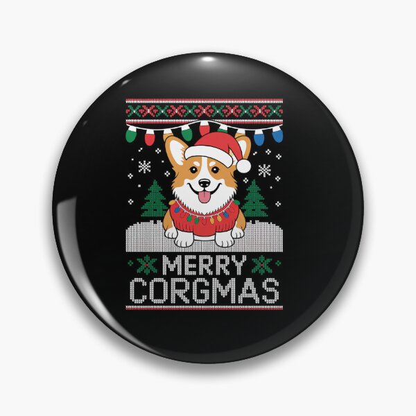 Item preview, Corgi Dog Merry Corgmas Santa Corgi Ugly Christmas designed and sold by grounabslaninal.