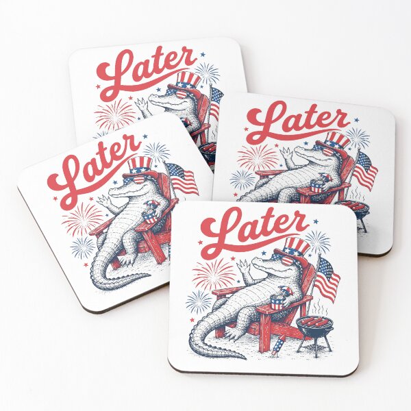 Item preview, Alligator Later Gator Teacher Kids 4th of July designed and sold by ivotee.