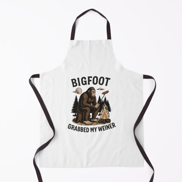 Item preview, Bigfoot Grabbed My Weiner, Campfire, Sasquatch, Bigfoot designed and sold by ToscaSamShop.