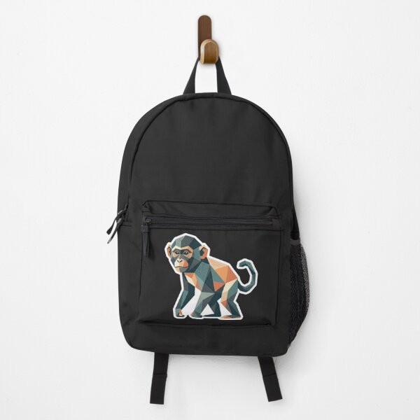 Item preview, Geometric Monkey Sticker – Pop Art Ape Design for Nature Lovers designed and sold by bsbd-action.