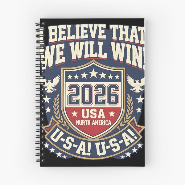 Item preview, I Believe That We Will Win USA 2026 Soccer Fan Chant - Retro Circle Badge designed and sold by YIDOX.
