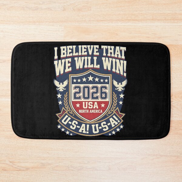 Item preview, I Believe That We Will Win USA 2026 Soccer Fan Chant - Retro Circle Badge designed and sold by YIDOX.