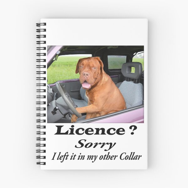Item preview, Licence in Other Collar — Funny Dog Licence Pun T-Shirt Gift designed and sold by Twenty93.