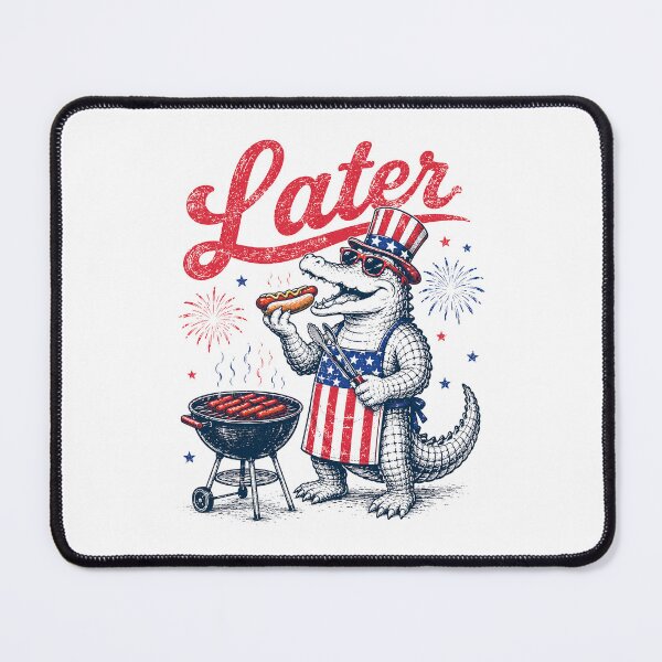 Item preview, Alligator Later Gator 4th of July designed and sold by ivotee.