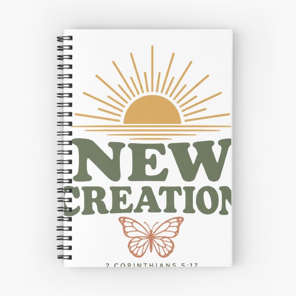 Item preview, New Creation Sunrise Scripture Butterfly Design designed and sold by Inspirahawke.
