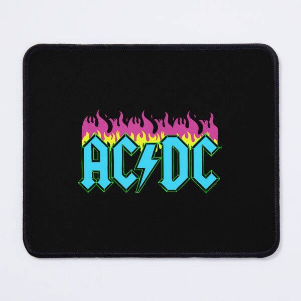 Item preview, Acdc Rock Music Band Neon Flames  designed and sold by yasir8888.