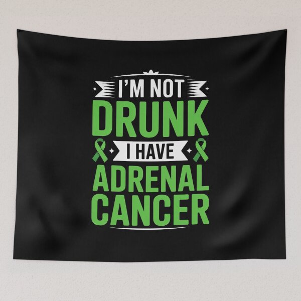 Item preview, I'm Not Drunk i have Adrenal Cancer Awareness Ribbon designed and sold by grounabslaninal.