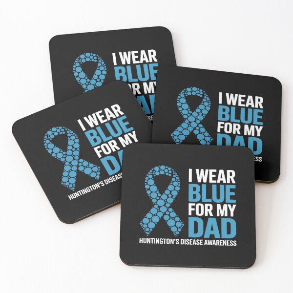 Item preview, I Wear Blue For My Dad Huntington's Disease Awareness Ribbon designed and sold by grounabslaninal.