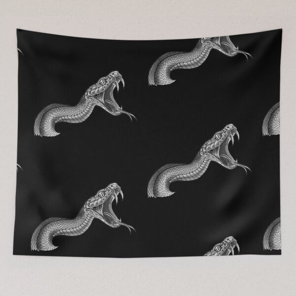 Item preview, Traditional Black and Gray Snake Tattoo Flash Art designed and sold by Tonik-VII.