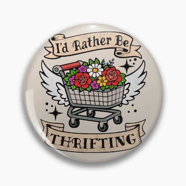 Item preview, I'd Rather Be Thrifting designed and sold by Ellador.