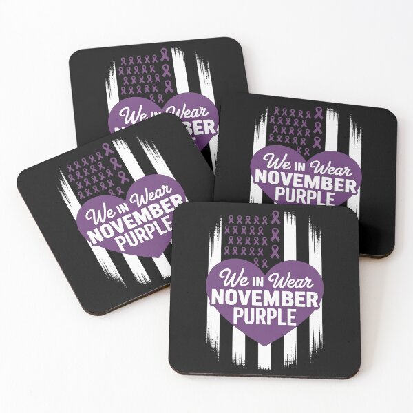 Item preview, In November We Wear Purple USA Flag Prematurity Awareness designed and sold by grounabslaninal.