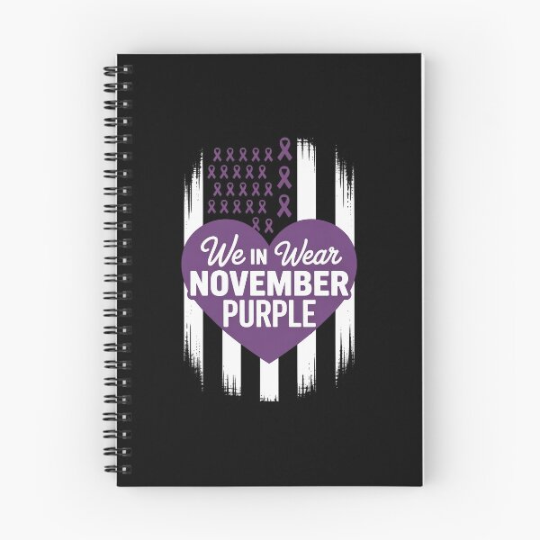 Item preview, In November We Wear Purple USA Flag Prematurity Awareness designed and sold by grounabslaninal.