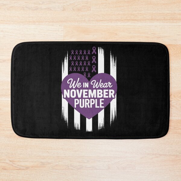 Item preview, In November We Wear Purple USA Flag Prematurity Awareness designed and sold by grounabslaninal.