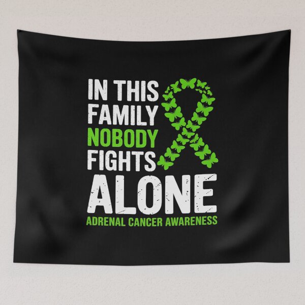 Item preview, In This Family Nobody Fights Alone Adrenal Cancer designed and sold by grounabslaninal.