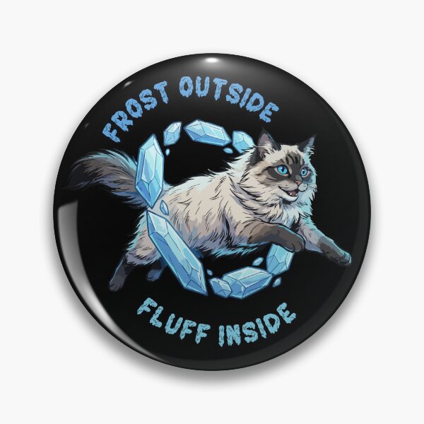 Item preview, "Frost Outside, Fluff Inside" - Neva Masquerade Cat Art designed and sold by ZUMERI.
