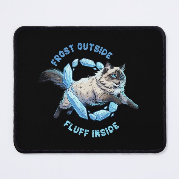 Item preview, "Frost Outside, Fluff Inside" - Neva Masquerade Cat Art designed and sold by ZUMERI.