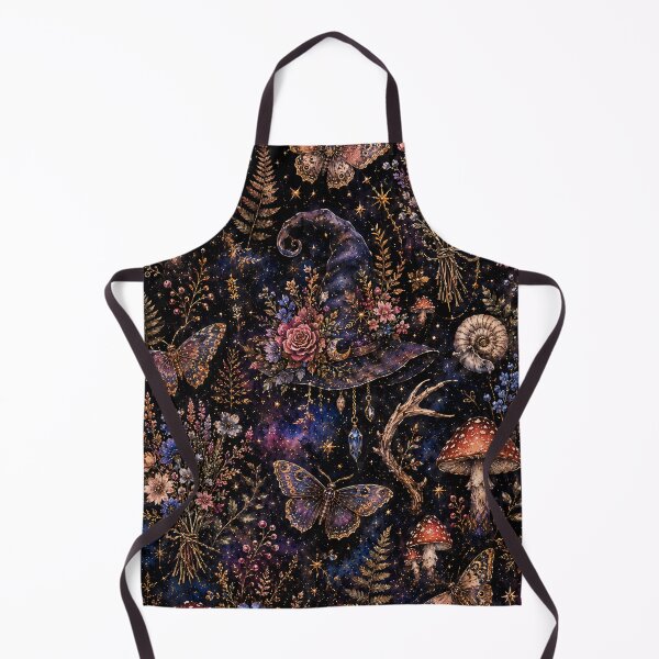 Item preview, Witchy Mushroom Botanical Pattern for Witchcore designed and sold by soulfulpalette.