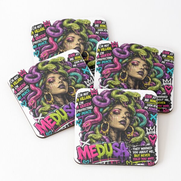 Item preview, Medusa Queen Protecting My Peace designed and sold by ButterflyHolly Resource.