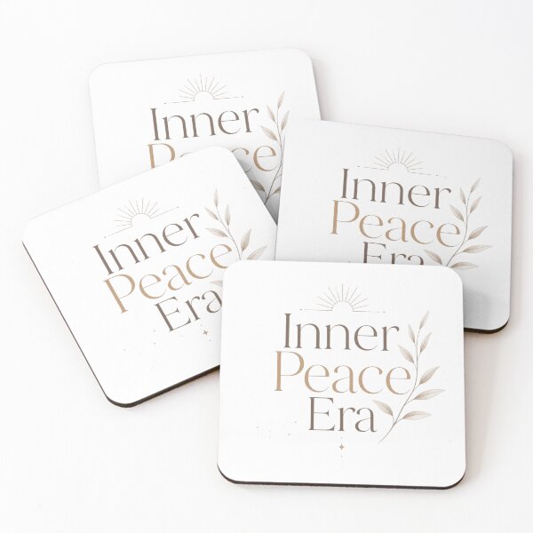 Item preview, Inner Peace Era | Soft Life Minimalist Quote Design designed and sold by Irene Catchmind.