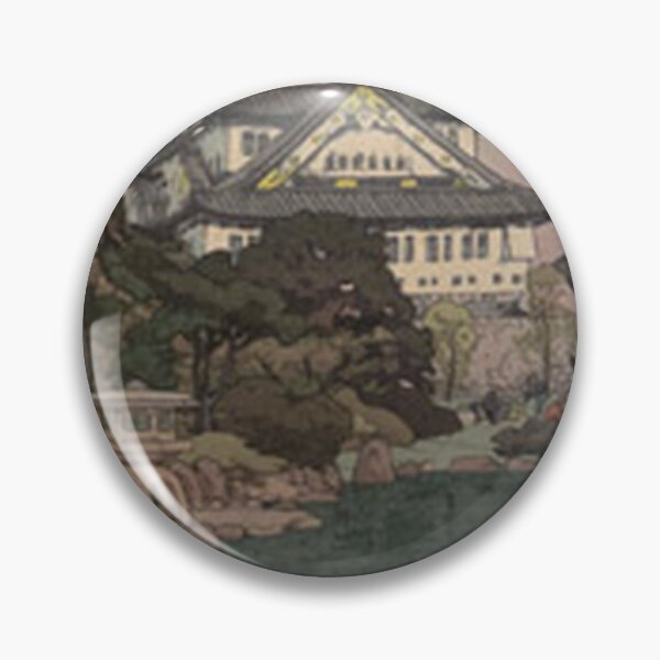 Item preview, Majestic Osaka Castle: Traditional Japanese Garden & Woodblock Style designed and sold by vekotpu.