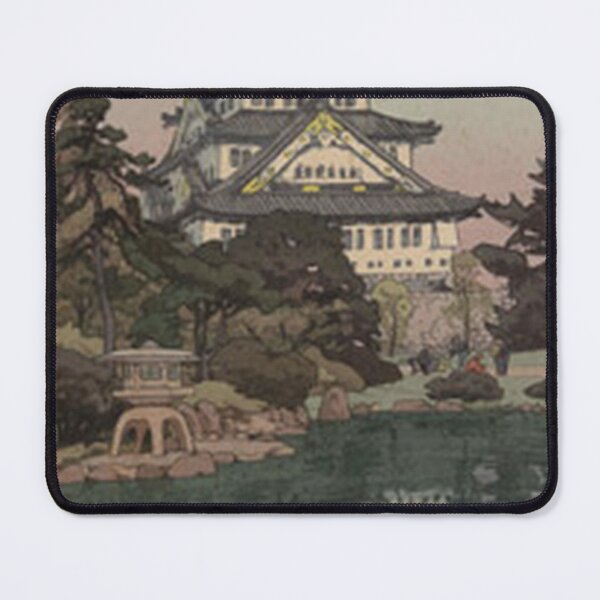 Item preview, Majestic Osaka Castle: Traditional Japanese Garden & Woodblock Style designed and sold by vekotpu.