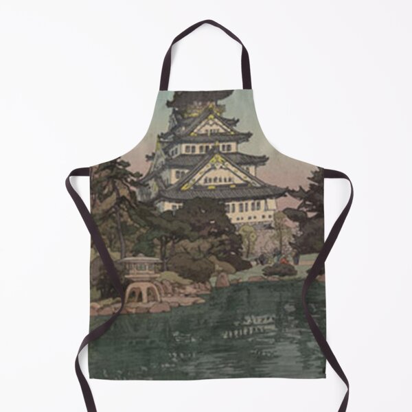 Item preview, Majestic Osaka Castle: Traditional Japanese Garden & Woodblock Style designed and sold by vekotpu.