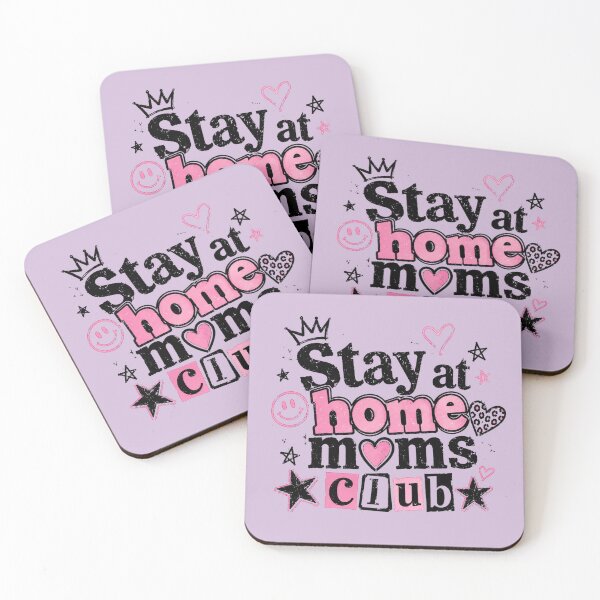 Item preview, Stay at Home Moms Club Retro Pink Graphic – Cute Trendy Mom Life Aesthetic Design designed and sold by TheStephanieRome.
