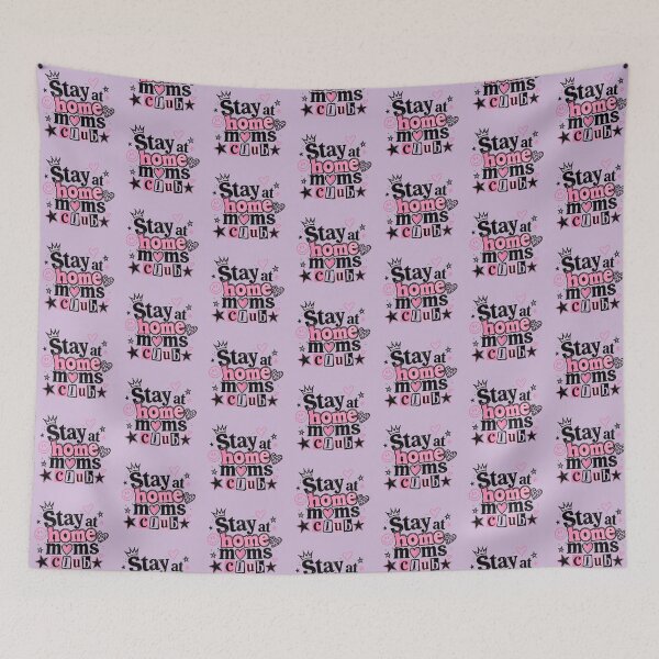 Item preview, Stay at Home Moms Club Retro Pink Graphic – Cute Trendy Mom Life Aesthetic Design designed and sold by TheStephanieRome.