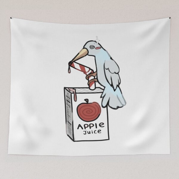 Item preview, - apple juice bird - Little LunchBox - white - designed and sold by echoztarrr.