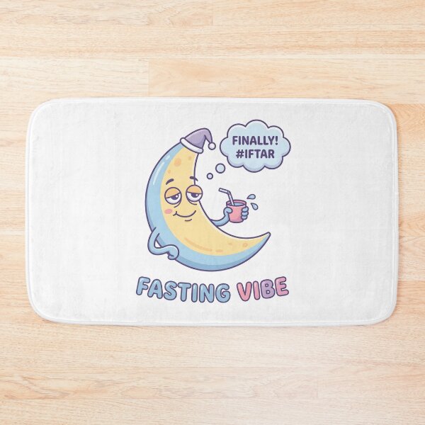 Item preview, Fasting Vibe Crescent Moon Illustration designed and sold by AbanoubStore.