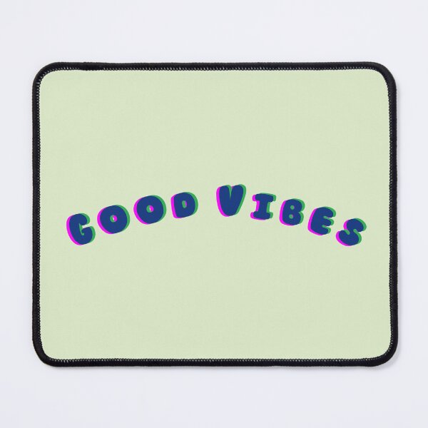Item preview, Good Vibes 3D Affect Text Stickers Prints Posters Wall Art Magnet Home Coffee Cup Decoration TShirt Stationary Notebook Magnet Hat Kitchen Work School Office Redbubble Shop designed and sold by Saritas Boutique Shop.