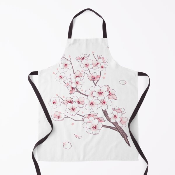 Item preview, Flipped Falling White Sakura Cherry Blossom branches designed and sold by arterialmotive.
