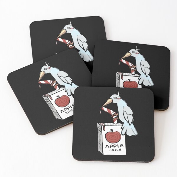 Item preview, Copy of - apple juice bird - Little LunchBox - black - designed and sold by echoztarrr.