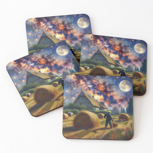 Item preview, Starry Night meets Haystacks designed and sold by Steve's Hobbies.